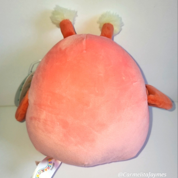 🩶 SHANE 🦗 RARE Red Grasshopper Silver Tag Original Squishmallow ☆ NWT ☆ - Picture 4 of 9